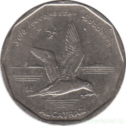 Монета. Кабо-Верде. 20 эскудо 1994 год. Альбатрос.