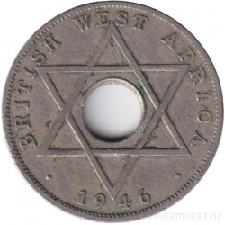Монета. Британская Западная Африка. 1/2 пенни 1946 год. Монета. Британская Западная Африка. 1/2 пенни 1946 год.