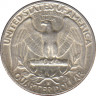 Монета. США. 25 центов 1953 год. Монетный двор S. рев.