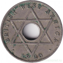 Монета. Британская Западная Африка. 1/2 пенни 1920 год. H.