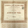 Акция. Франция. Париж. АО "Compagnie Foncière de Constantine". Акция на предъявителя в 100 франков 1911 год. ав.