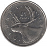 Монета. Канада. 25 центов 1994 год. ав.