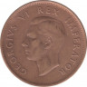 Монета. Южно-Африканская республика (ЮАР). 1/2 пенни 1941 год. рев.