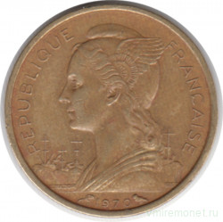 Монета. Французские Афар и Исса. 10 франков 1970 год.