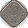 Монета. Нидерландские Антильские острова. 5 центов 1979 год. рев.