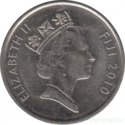 Монета. Фиджи. 10 центов 2010 год.
