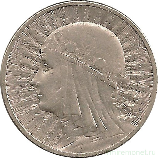 Монета. Польша. 2 злотых 1933 год.