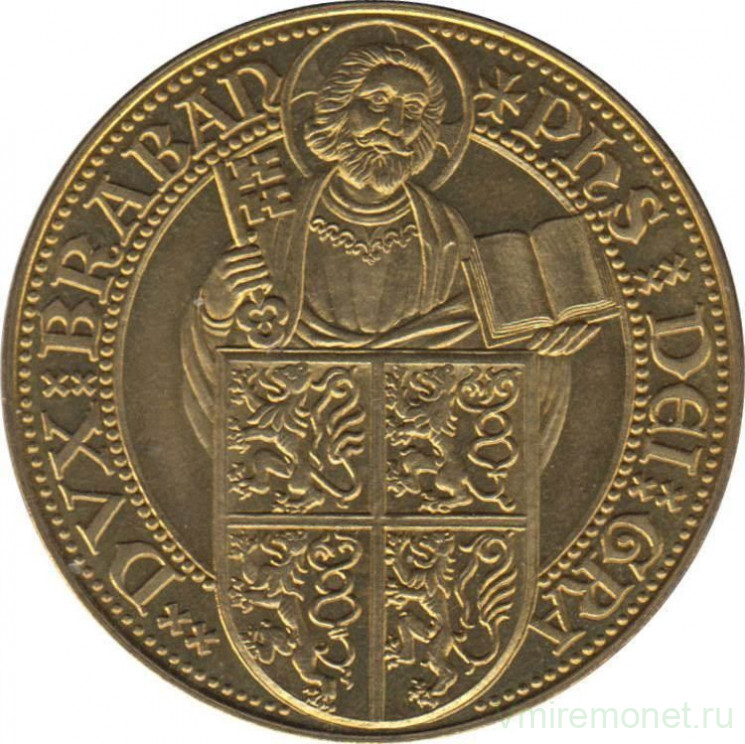 Монетовидный жетон. Бельгия. Лёвен. 25 лёвенаров 1980 год.