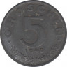 Монета. Австрия. 5 грошей 1948 год. ав.