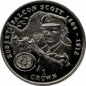 Монета. Великобритания. Остров Мэн. 1 крона 1999 год. Роберт Фолкон Скотт.