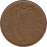Монета. Ирландия. 2 пенса 1988 год. Магнитная. ав.