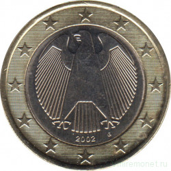 Монета. Германия. 1 евро 2002 год (G).