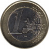 Монета. Германия. 1 евро 2002 год (G). рев.