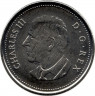 Монета. Канада. 5 центов 2023 год.