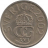 Монета. Швеция. 5 крон 2002 год. ав
