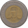 Монета. Доминиканская республика. 10 песо 2007 год. ав.