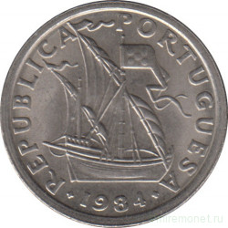 Монета. Португалия. 2,5 эскудо 1984 год.