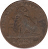 Монета. Бельгия. 1 цент 1901 год. DER BELGEN. рев.