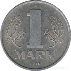Монета. ГДР. 1 марка 1975 год.