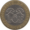 Монета. Монако. 10 франков 1996 год. ав.