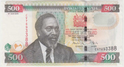 Банкнота. Кения. 500 шиллингов 2010 год.