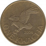 Монета. Малави. 1 квача 2004 год. ав.