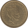 Монета. Дания. 10 крон 1995 год.ав.