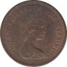 Монета. Тувалу 1 цент 1976 год. рев.