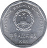 Монета. Китай. 1 цзяо 1998 год. ав.