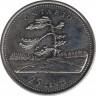 Монета. Канада. 25 центов 1992 год. 125 лет Конфедерации Канада. Онтарио. ав.