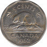 Монета. Канада. 5 центов 1962 год. ав.