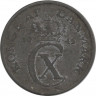Монета. Дания. 5 эре 1945 год.
