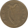 Монета. Ирландия. 20 пенсов 1995 год. ав.