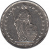 Монета. Швейцария. 1 франк 1980 год. рев.