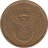 Монета. Южно-Африканская республика (ЮАР). 50 центов 2008 год. ав.