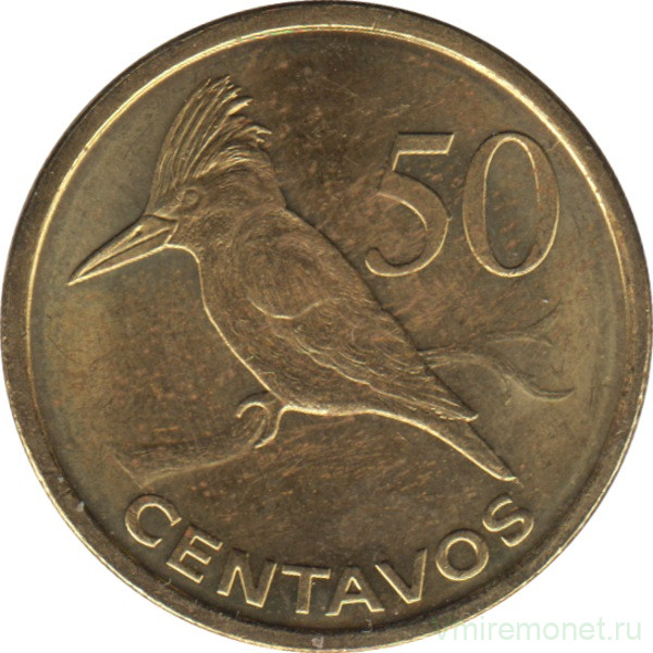 Монета. Мозамбик. 50 сентаво 2006 год.