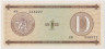 Банкнота. Куба. Обменный сертификат на 1 песо без даты. (D). Тип FX32. ав.