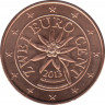 Монета. Австрия. 2 цента 2013 год. ав.