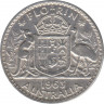 Монета. Австралия. 1 флорин (2 шиллинга) 1963 год. ав.