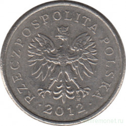 Монета. Польша. 20 грошей 2012 год.