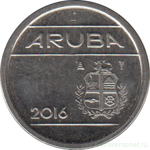 Монета. Аруба. 5 центов 2016 год.