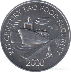 Монета. Панама. 1 сентесимо 2000 год. ФАО - продовольственная безопасность.