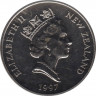 Монета. Новая Зеландия. 5 долларов 1997 год. Крайстчёрч. рев.