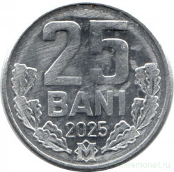 Монета. Молдова. 25 баней 2025 год.