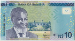 Банкнота. Намибия. 10 долларов 2015 год. Тип 16.