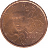 Монета. Франция. 2 цента 2015 год. ав.