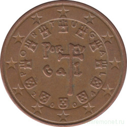 Монета. Португалия. 5 центов 2004 год.