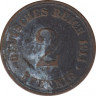 Монета. Германия (Германская империя 1871-1922). 2 пфеннига 1911 год. (A). ав.