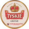 Подставка. Пиво "Tyskie". (Круг). Польша. оборот.