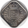 Монета. Нидерландские Антильские острова. 5 центов 1985 год. ав.